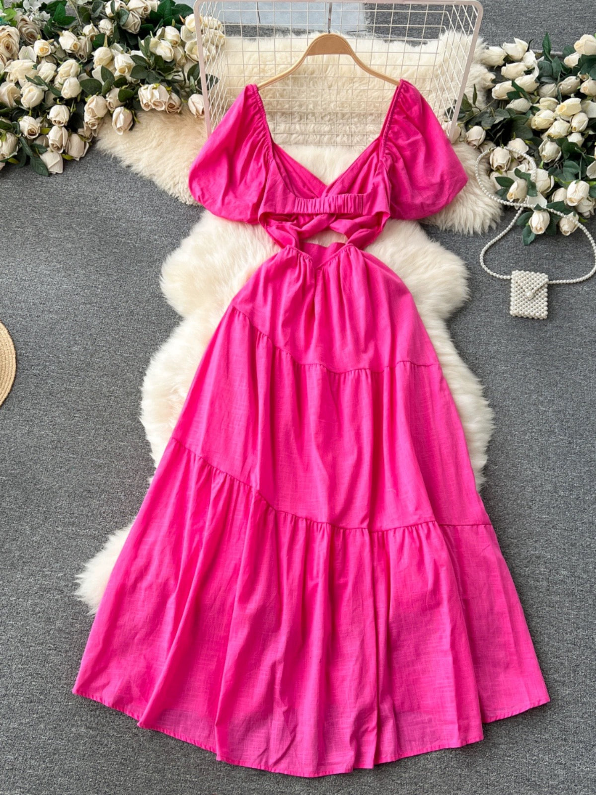 Alamode By Akanksha Orio Holiday Statement Maxi Dress - view 4