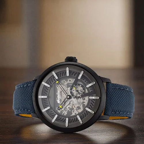 Titan Octane Aerobatics Mechanical Analog Black Dial Nylon Strap Watch for Men 42.1mm 1858NL01 - view 5