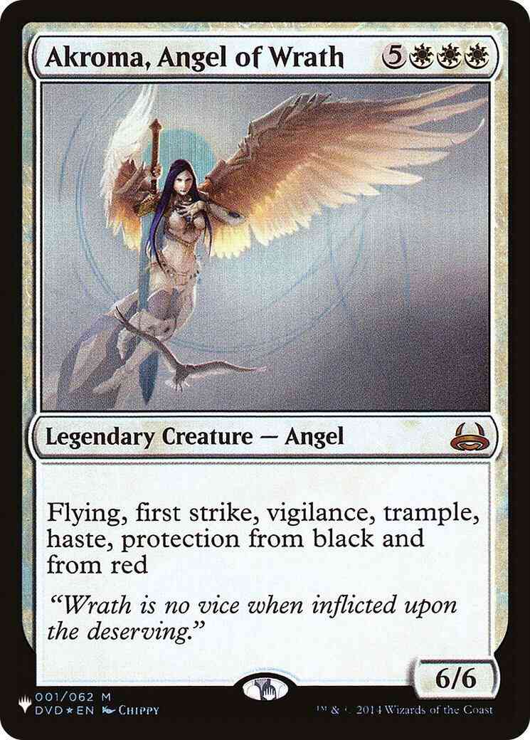 Magic Akroma, Angel of Wrath [DVD-1] [The List] [Non-Foil]