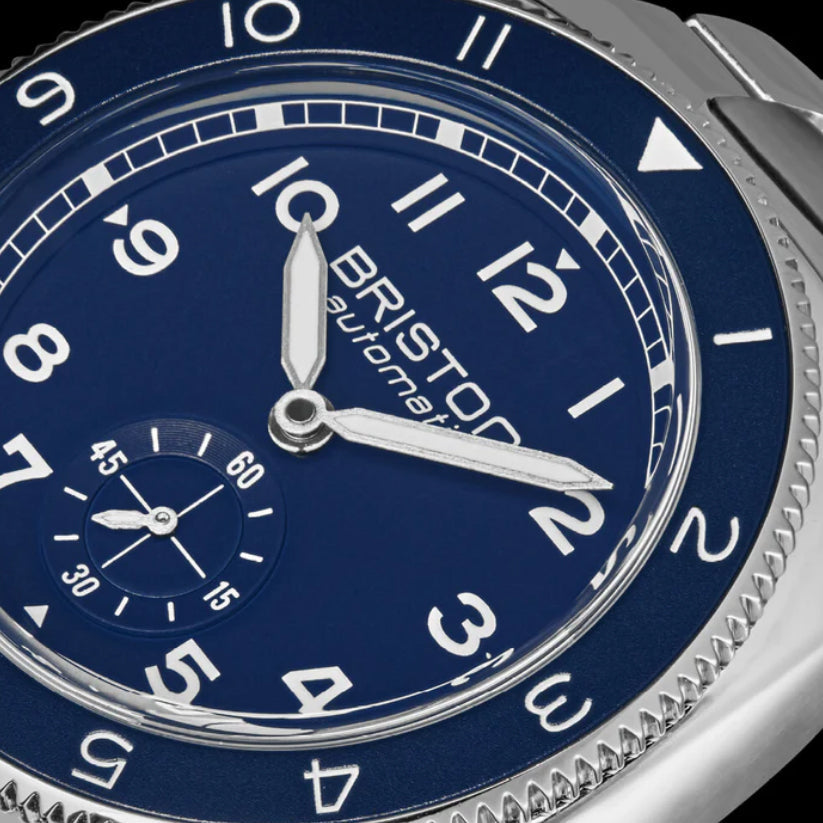 Briston Clubmaster Legend Men Automatic Navy Blue Dial Analog Stainless Steel Watch 241639.PS.L.15.SB - view 2