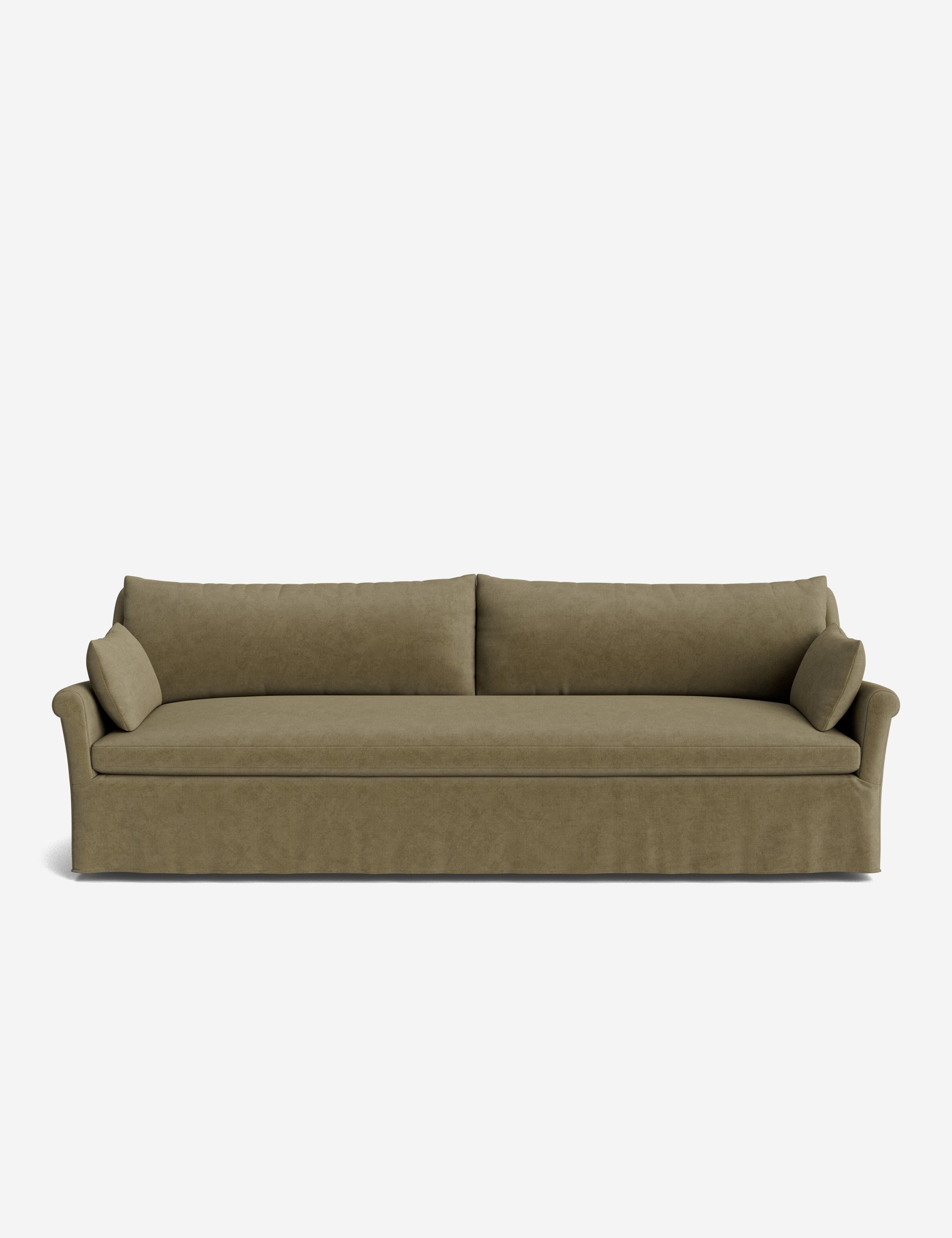 Lulu and Georgia Portola Rolled Arm Slipcover Sofa - view 21