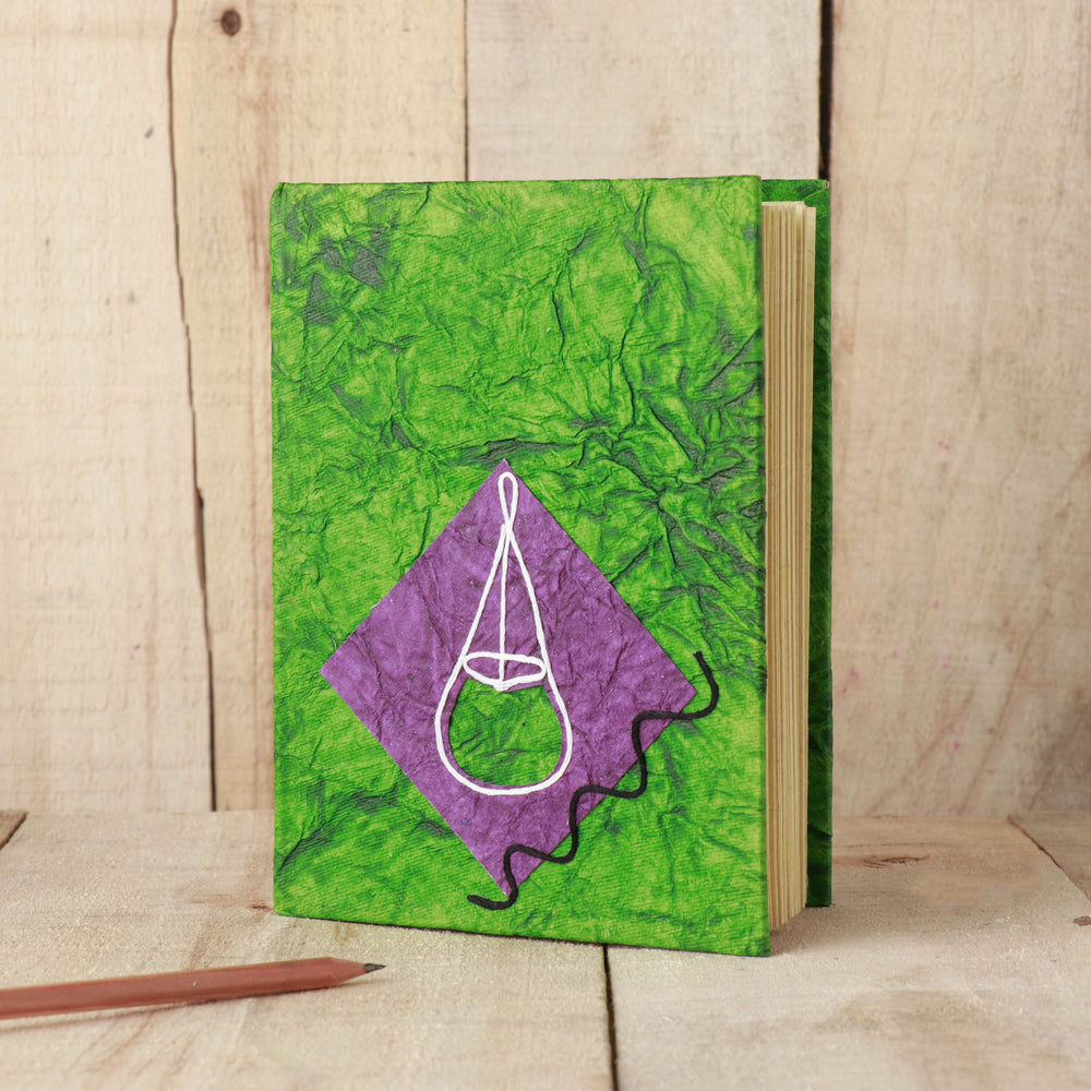 KHUSHBASH - HAPPY LOOM OF EAST Bengal Handmade Paper Notebook (7.5 x 5 in)