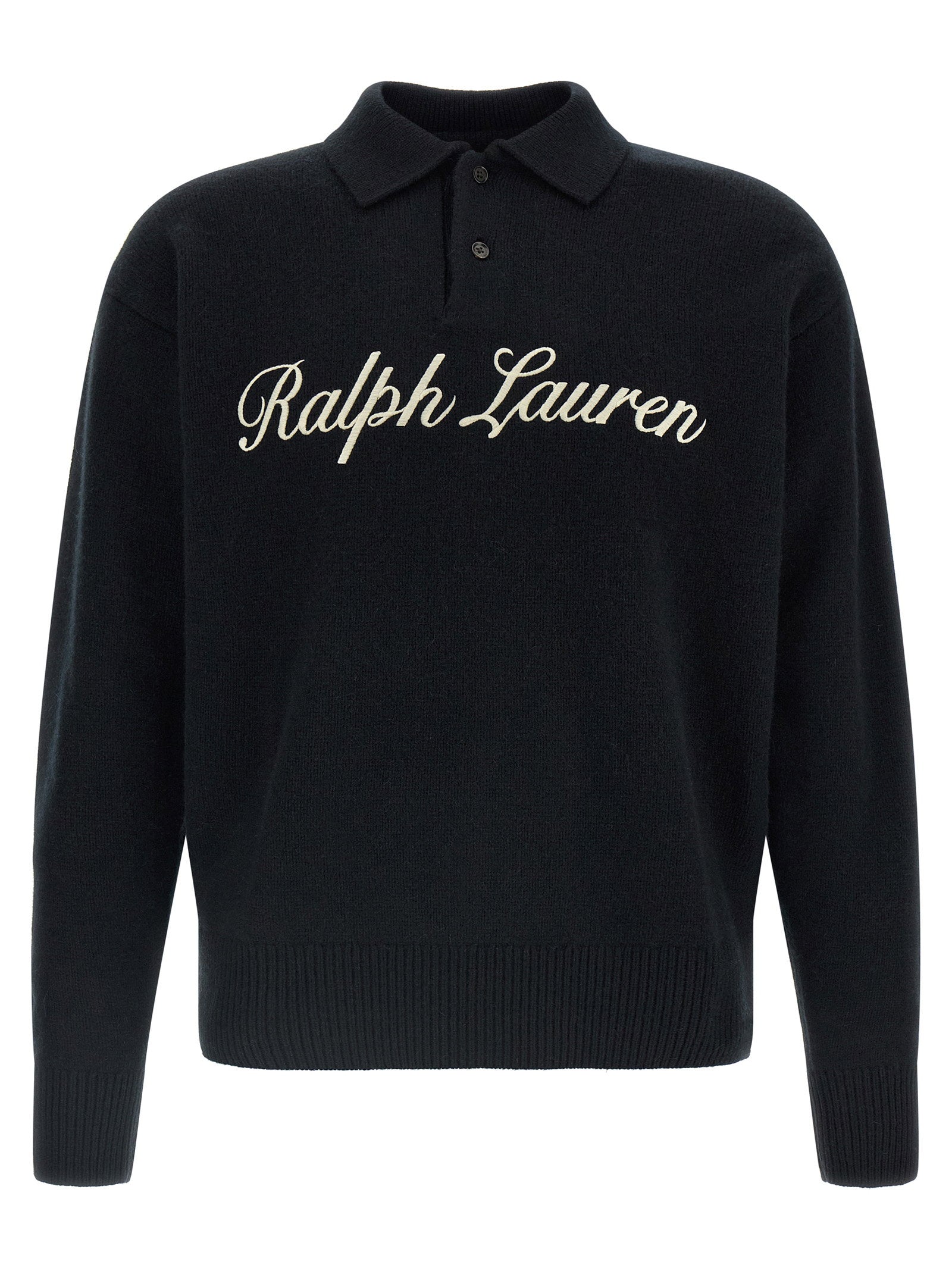 Polo Ralph Lauren Italic Logo Polo Shirt – 90% wool, 10% alpaca