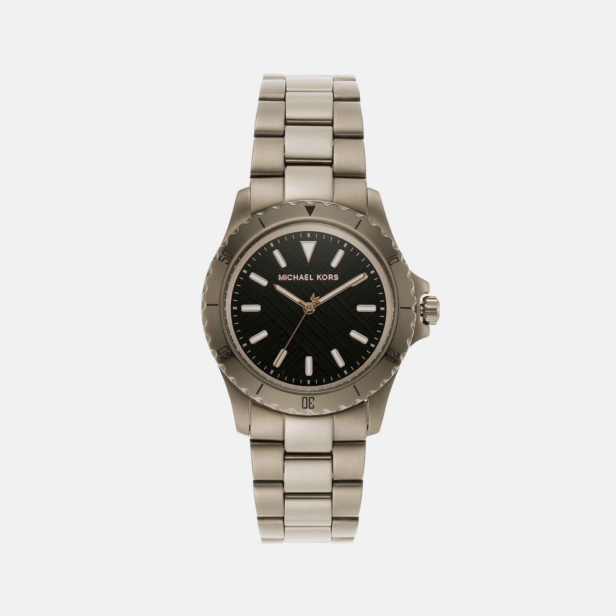 Michael Kors Everest Men Quartz Black Dial Analog Stainless Steel Watch MK9140