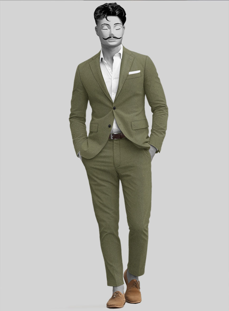 StudioSuits Italian Cotton Lycra Texura Suit