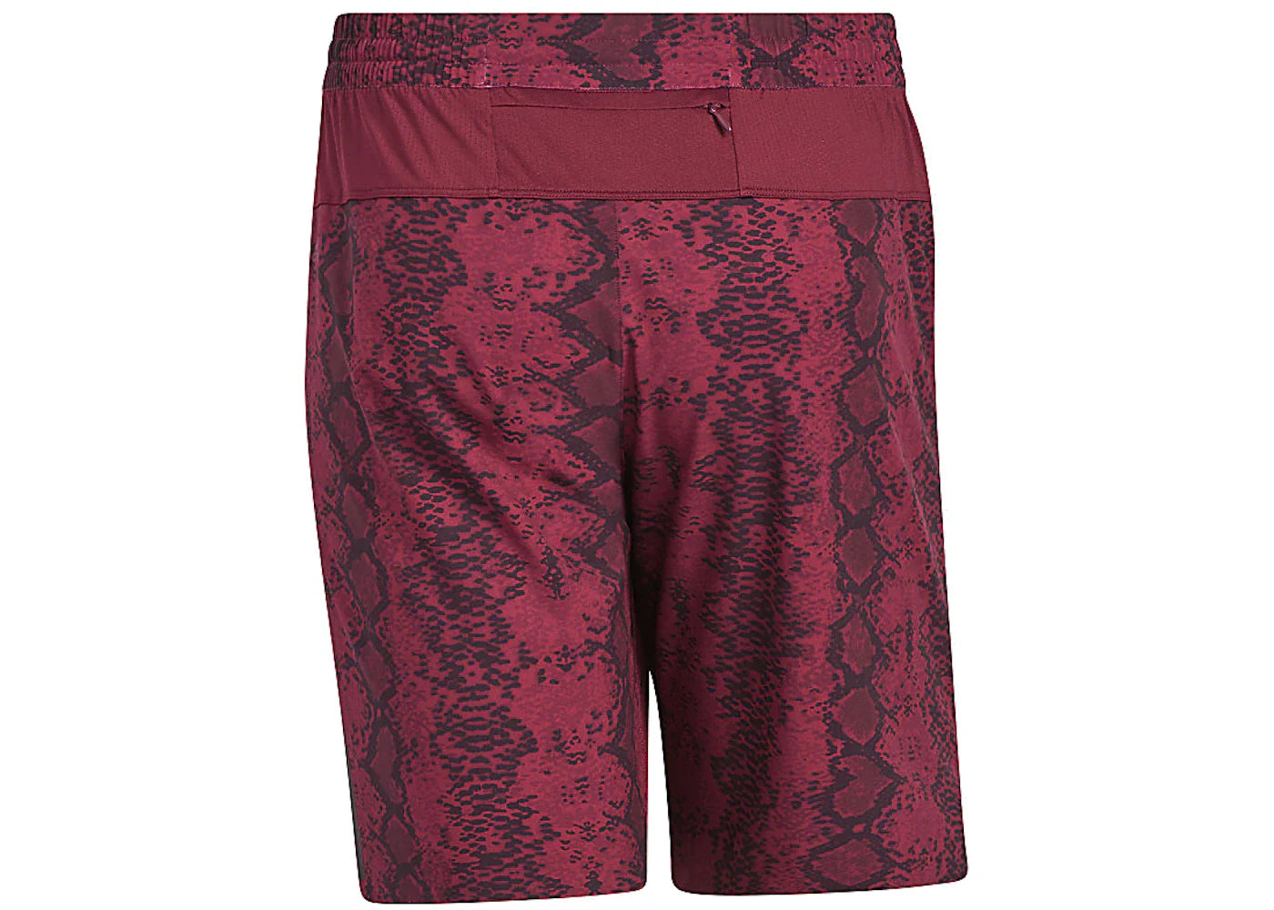 adidas Ivy Park Snakeskin Allover Print Shorts (Mens) Cherry Wood/Black - view 2