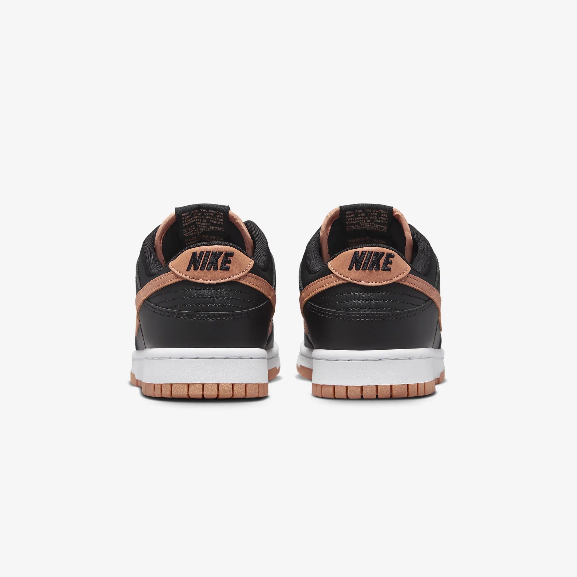Nike | DUNK LOW RETRO { BLACK/AMBER BROWN-BLACK-WHITE - view 2