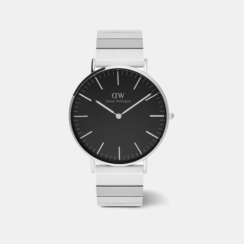Daniel Wellington Classic Men Quartz Black Dial Analog Stainless Steel Watch DW00100774