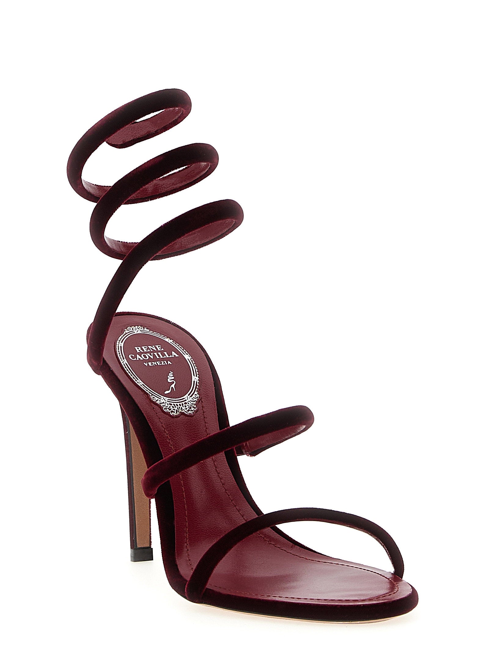 René Caovilla Cleo Sandals – 100% velvet - view 2