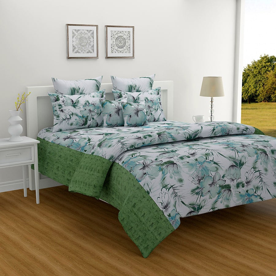 Swayam India Delicate Fashion Vedic Fitted Bed Sheet-12229