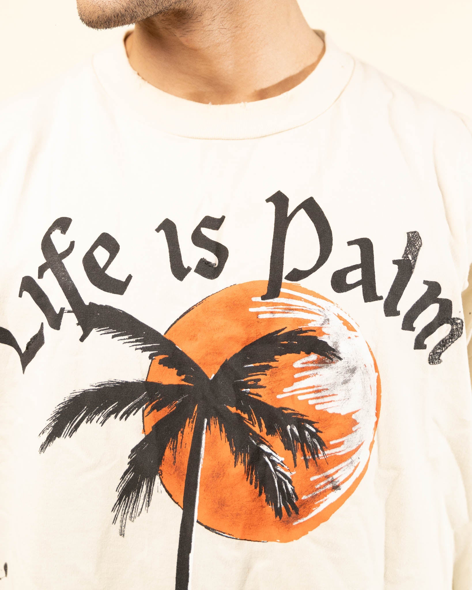 Palm Angels Slogan Print T-Shirt - view 3