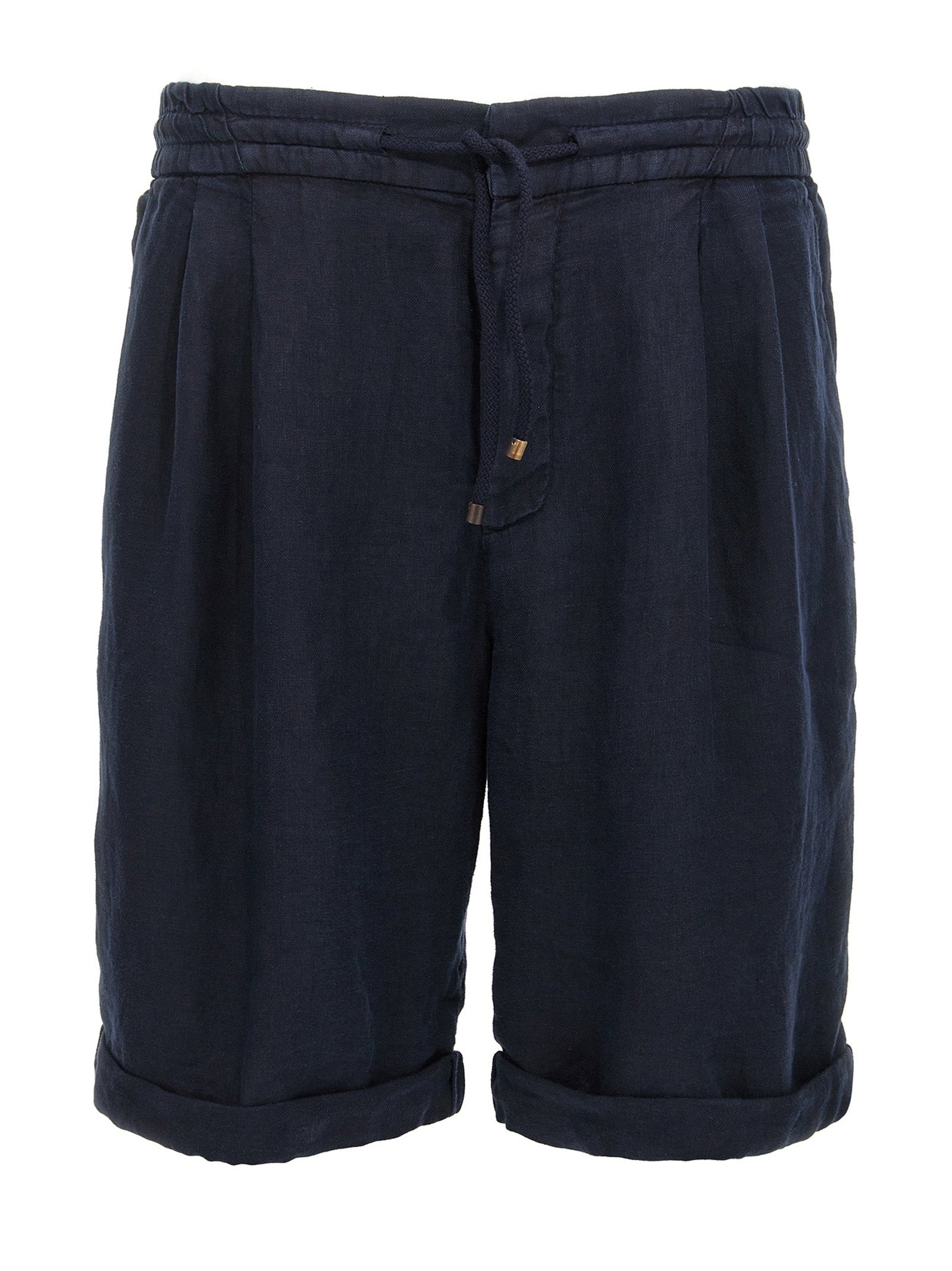 Brunello Cucinelli Linen Bermuda Shorts – 100% linen
