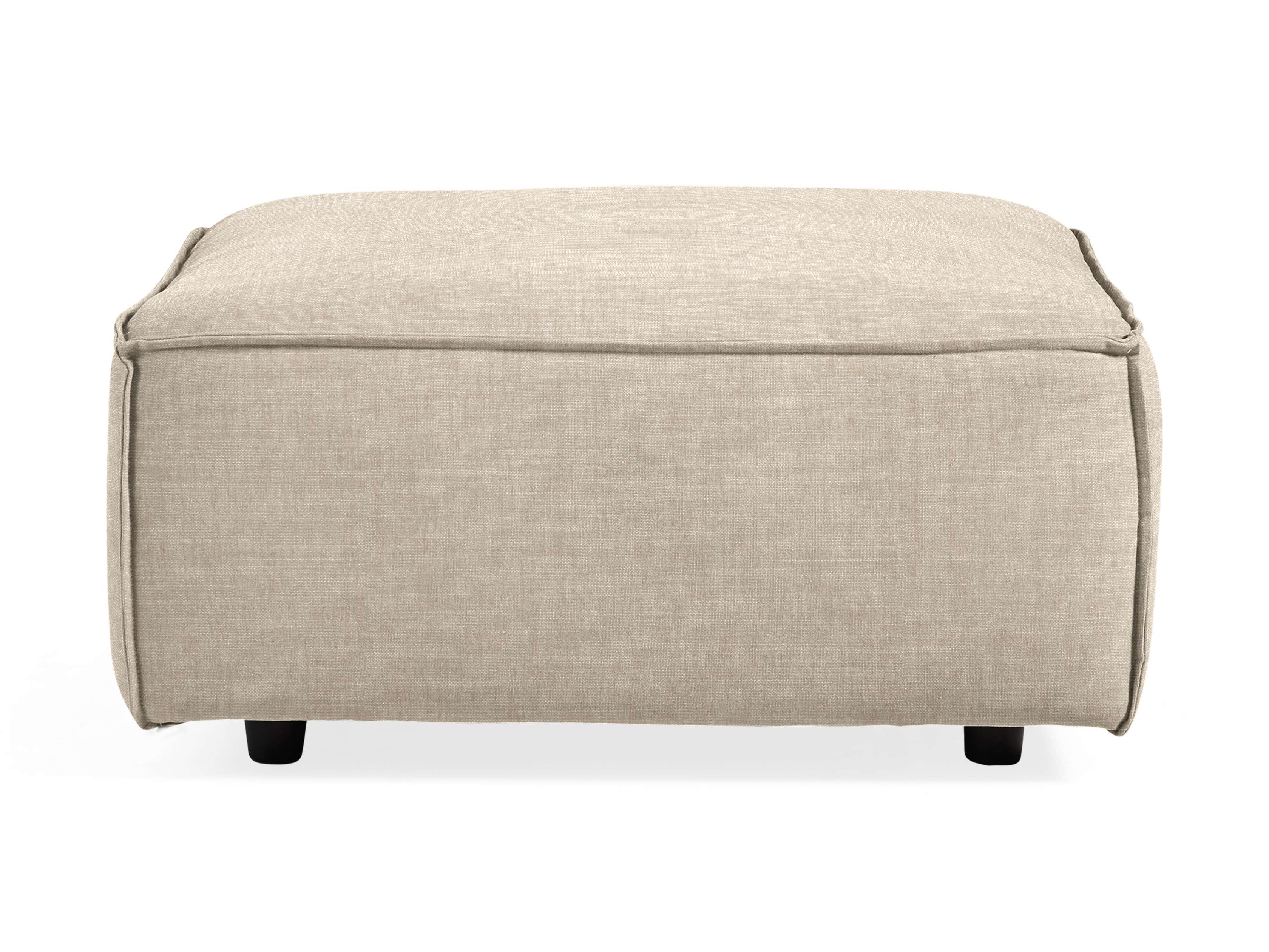 Arhaus Coburn Ottoman in Capricorn Grey