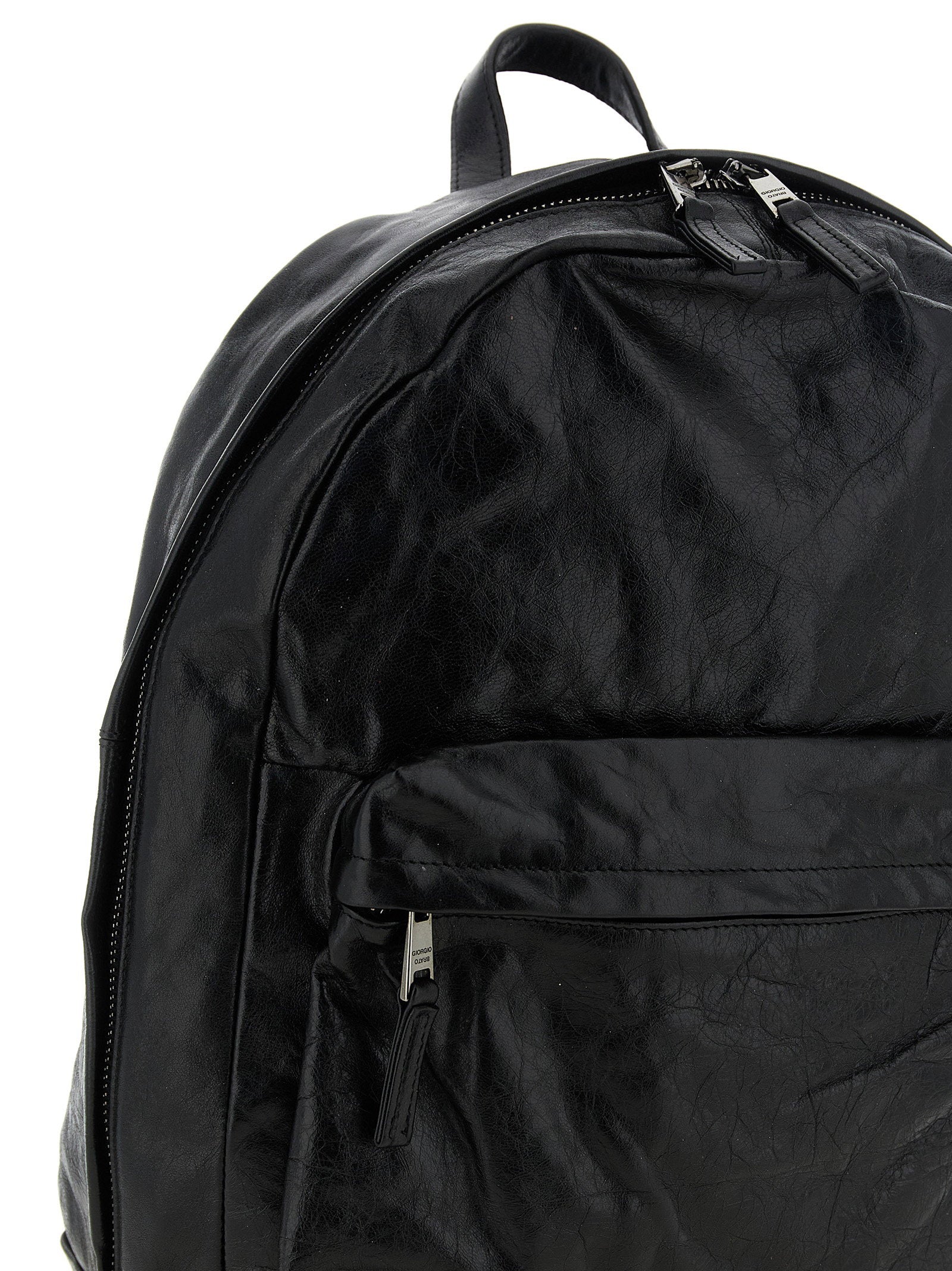 Giorgio Brato Eastpack Leather Backpack - view 3