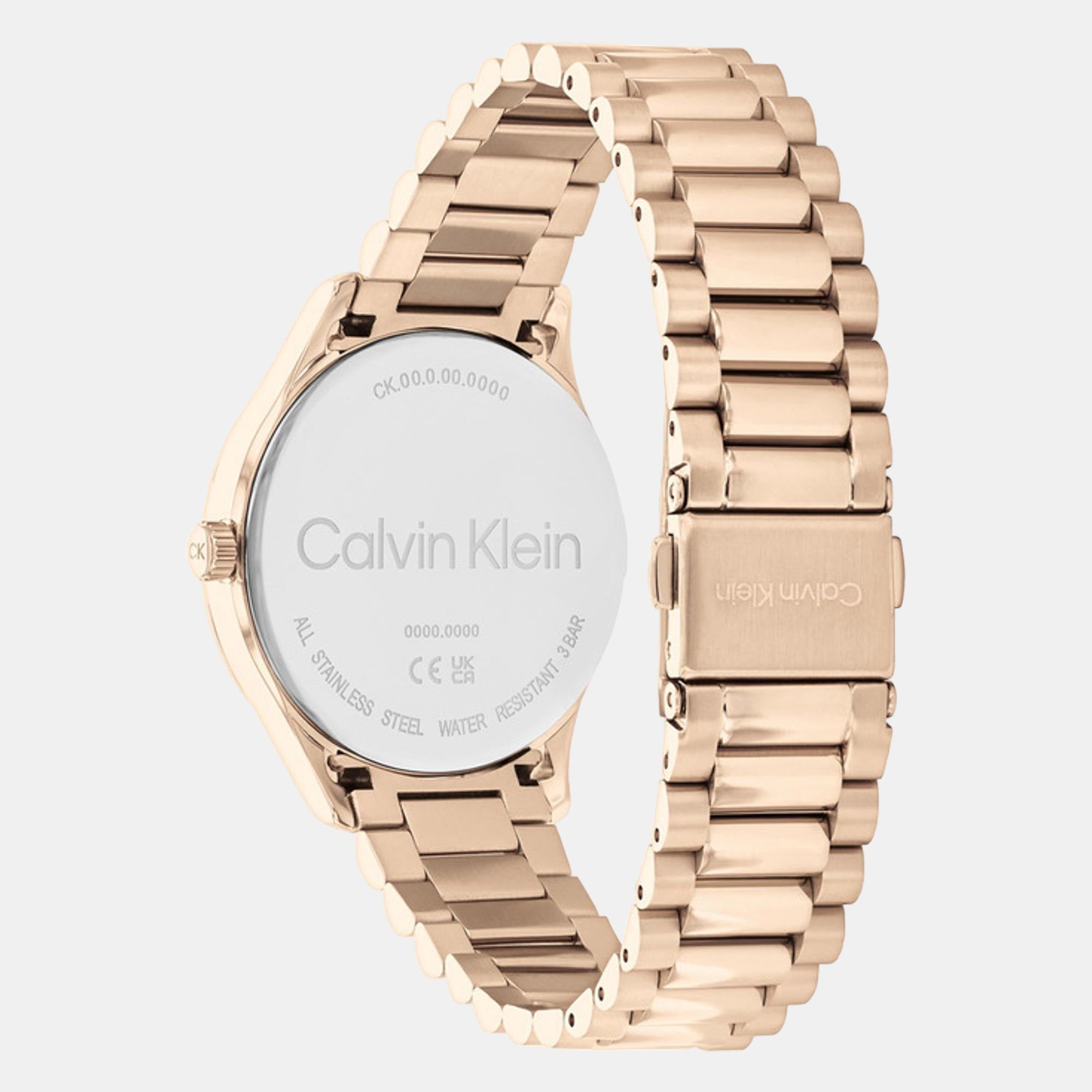 Calvin Klein Ck Burst Unisex Quartz Rose Gold Dial Analog Stainless Steel Watch 25200231 - view 3