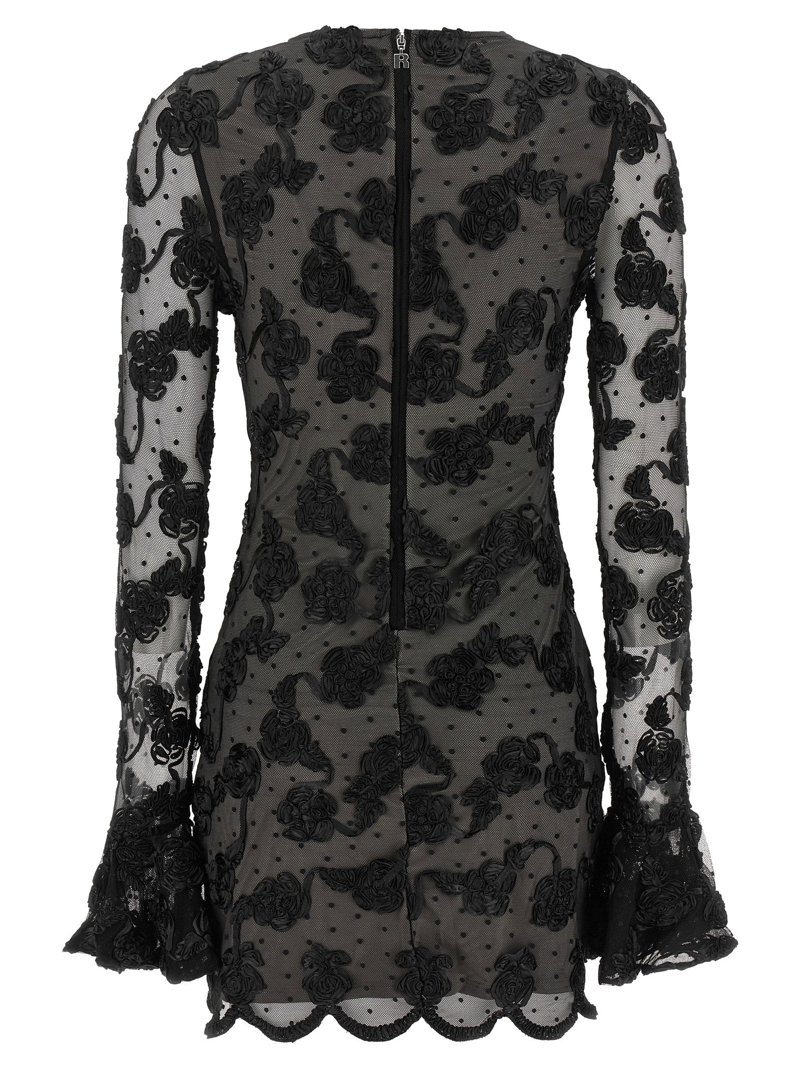 Rotate Birger Christensen Flower Mesh Dress - view 2