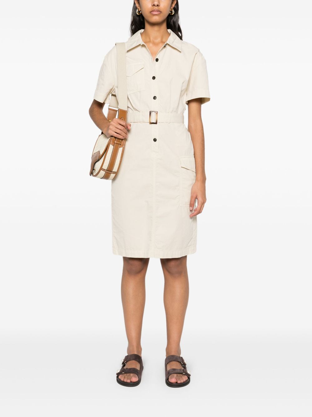 Woolrich belted shirt dress – Cotton 100% - view 3