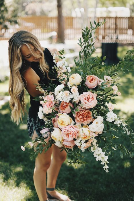 fiftyflowers.com Fairytale Peach and Blush Garden Wedding - view 2