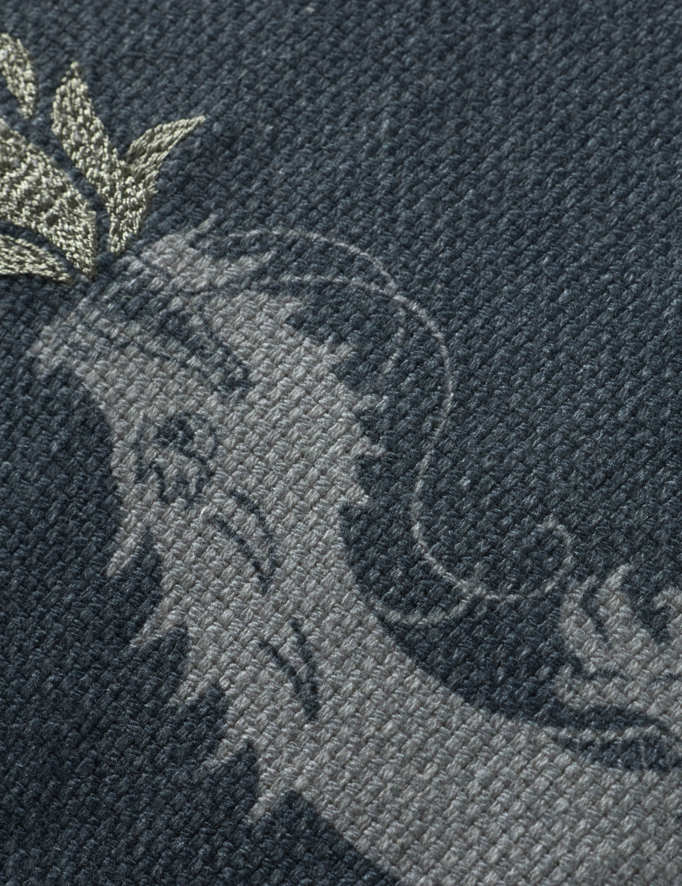 Lulu and Georgia Dragon Embroidered Pillow by Brigette Romanek x Loloi - view 4