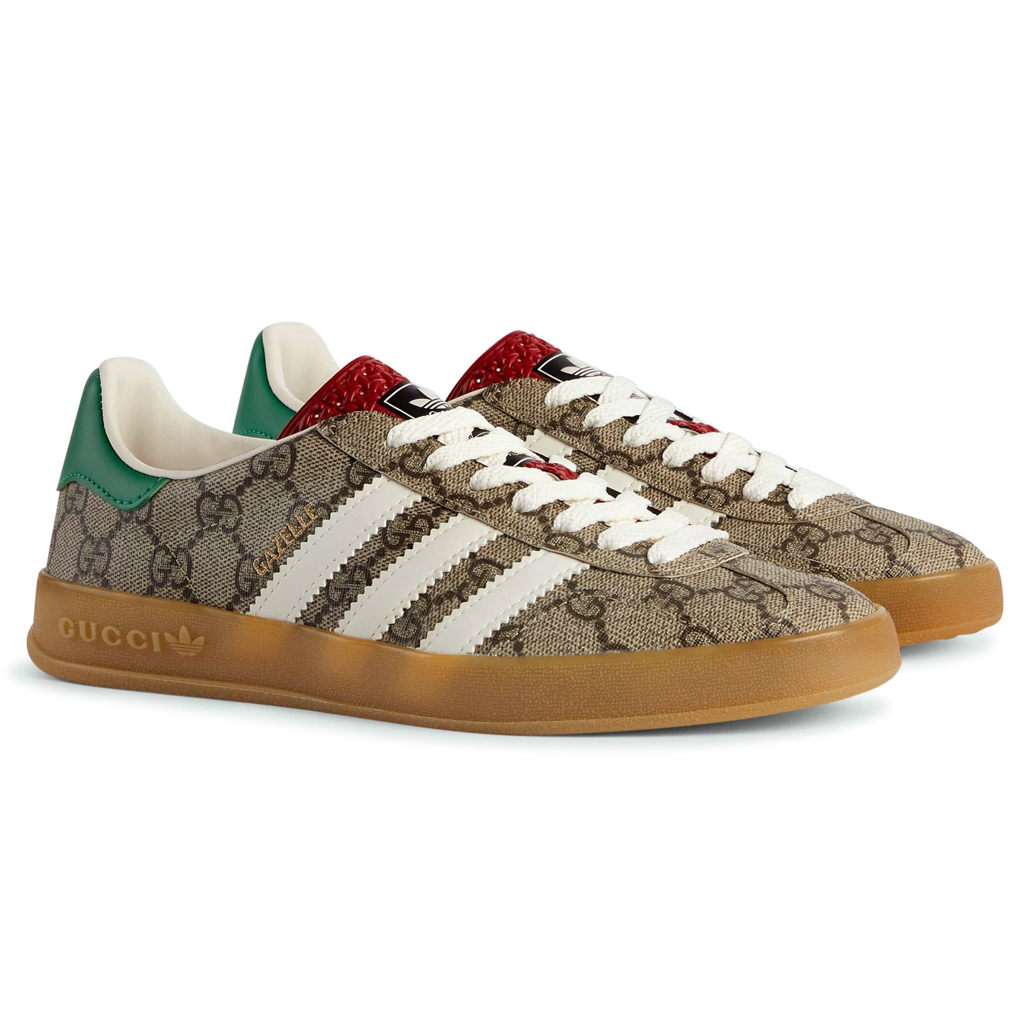 Gucci x Adidas Gazelle Beige GG Monogram - view 3