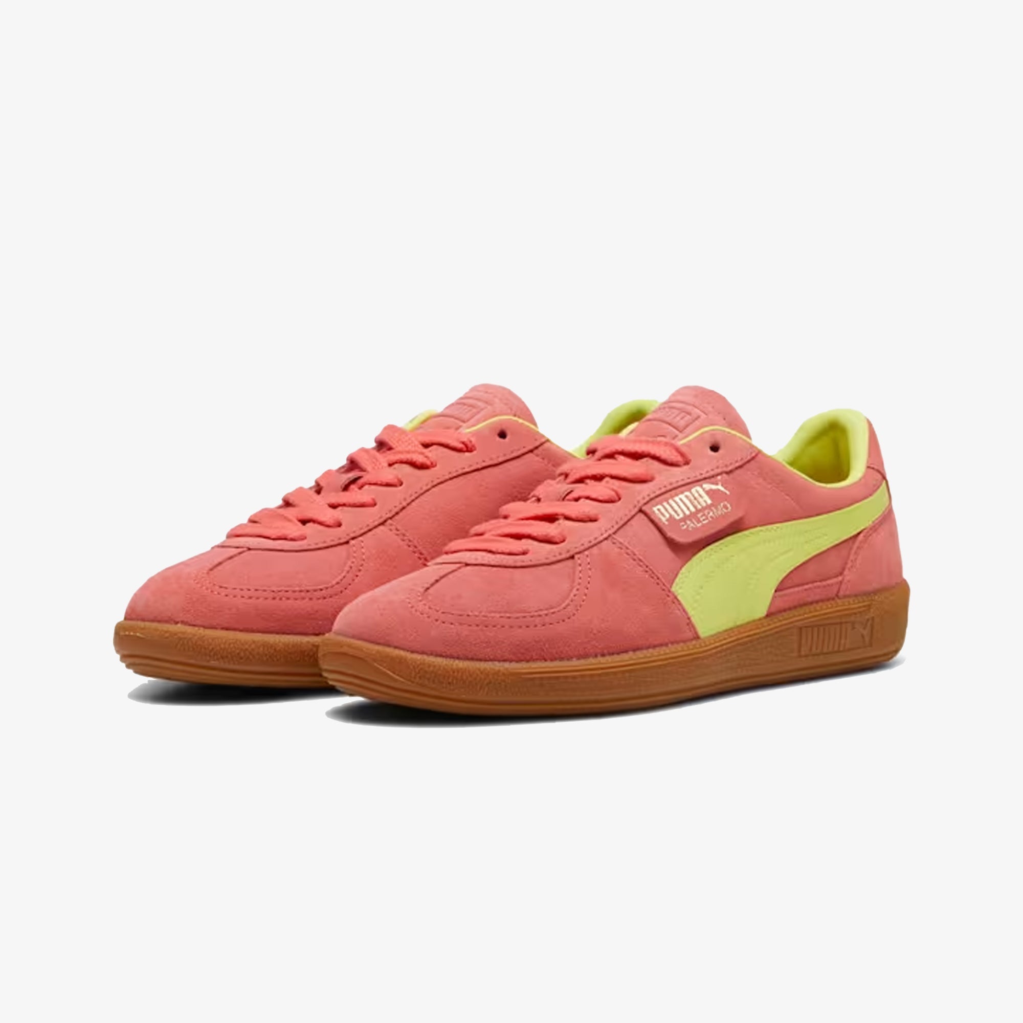Puma | Palermo { Salmon/lime Sheen-gum - view 2