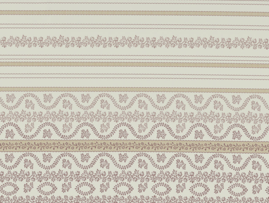 Spaces India Geometric Colud Dancer - White 100% Cotton King Fitted Sheet - Gypsy By Spaces - view 6