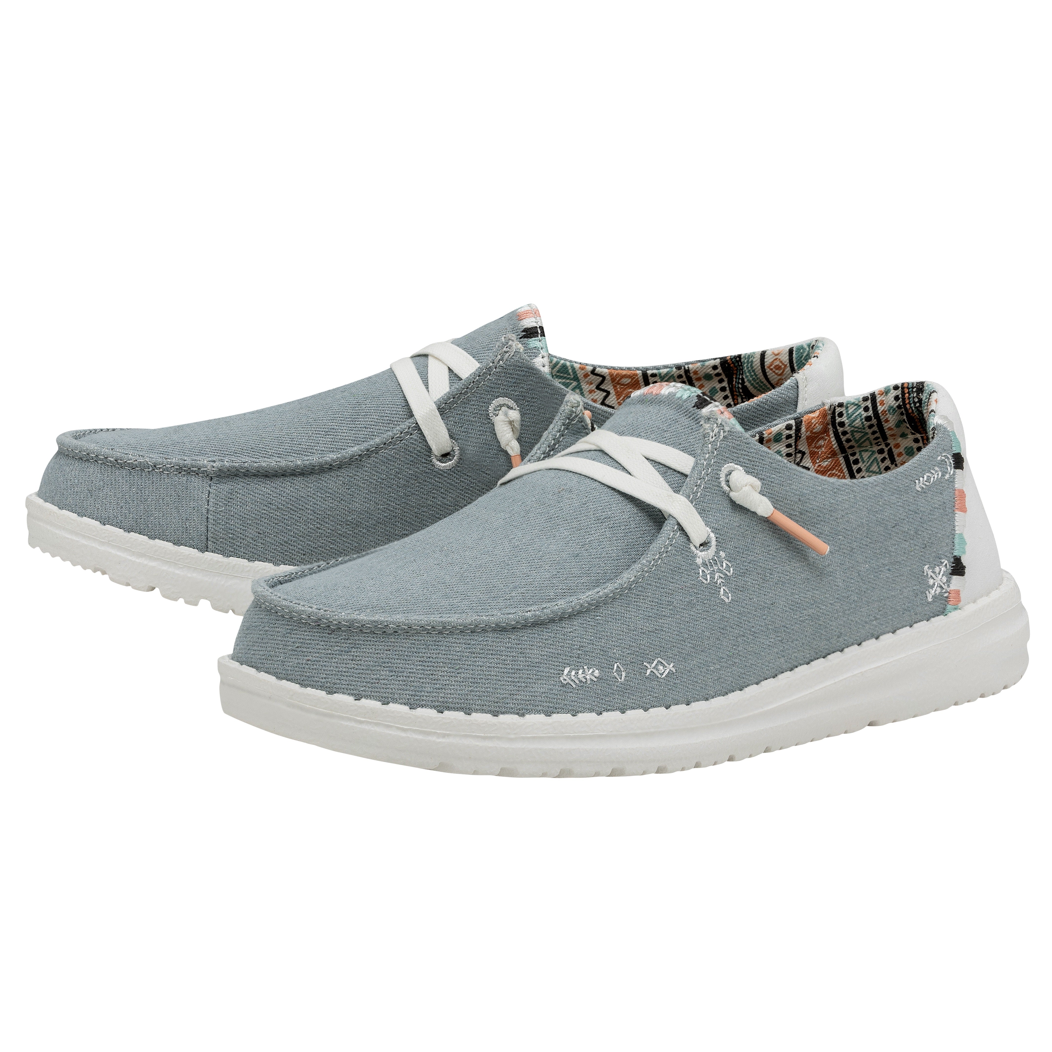 HEYDUDE shoes Wendy Boho - Light Denim – Women's - view 2