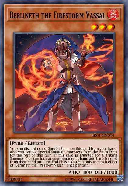 Yu-Gi-Oh! Berlineth the Firestorm Vassal - SR01-EN014 - Common - 1st Edition