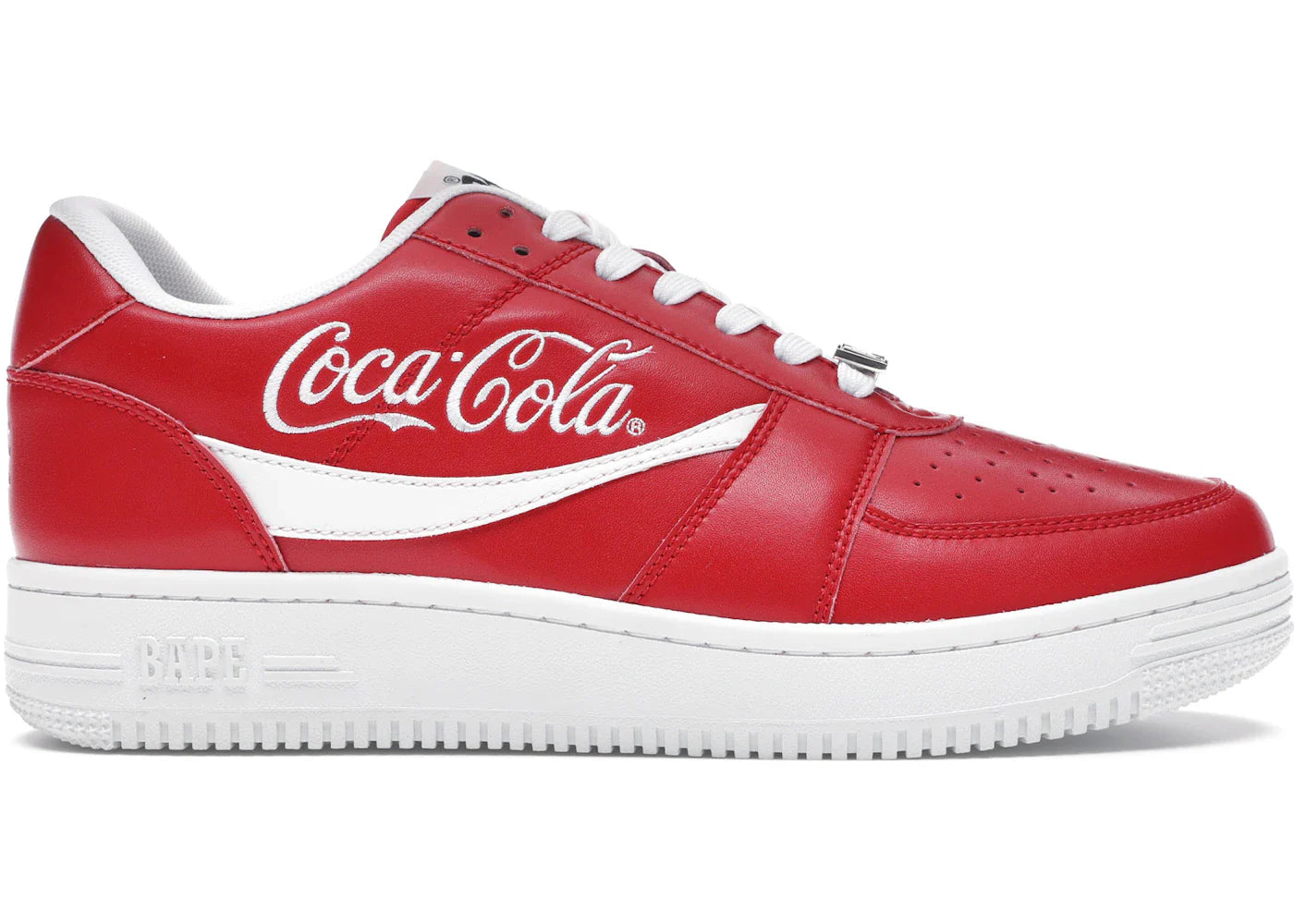 A Bathing Ape Bape Sta Low Coca-Cola Red - view 2