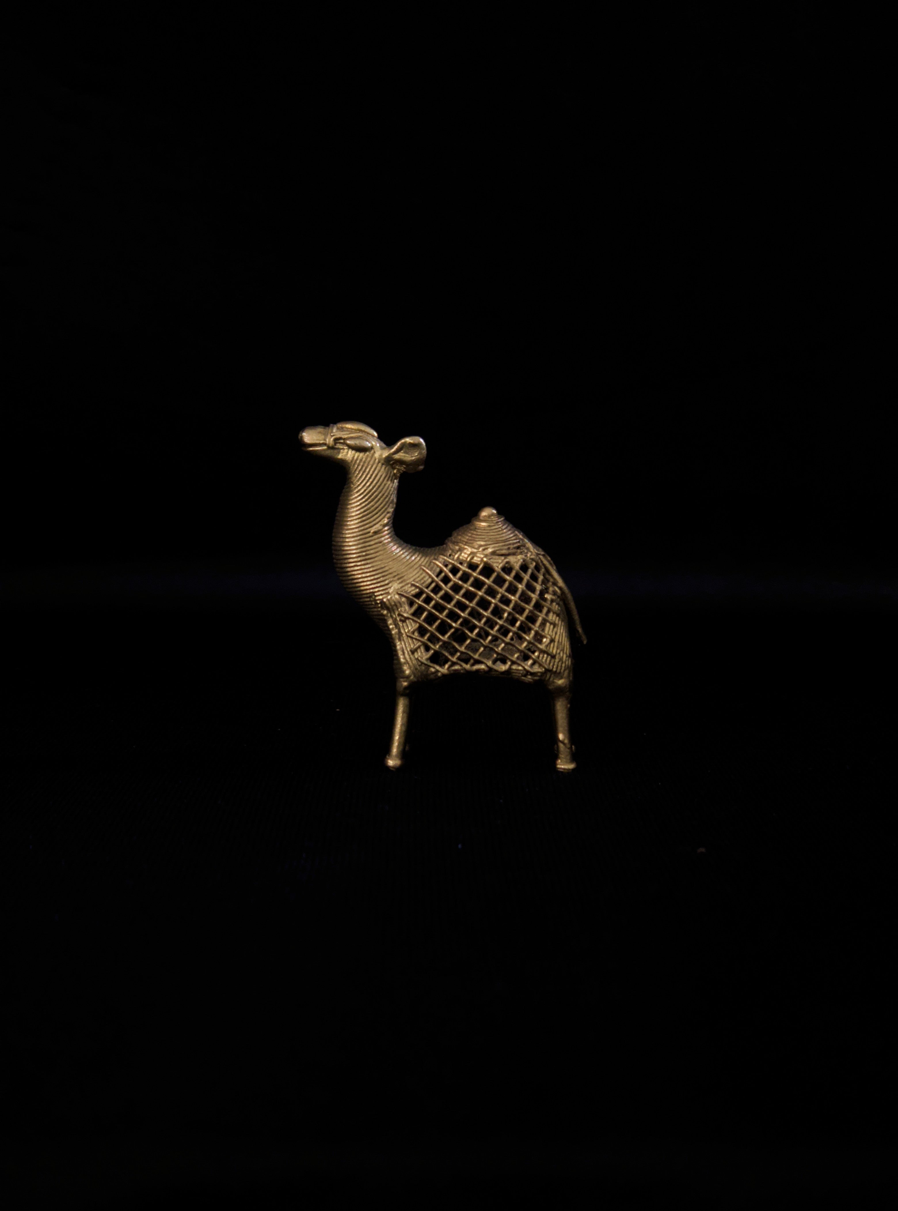 IndianVillèz Handcrafted Brass Dhokra Camel