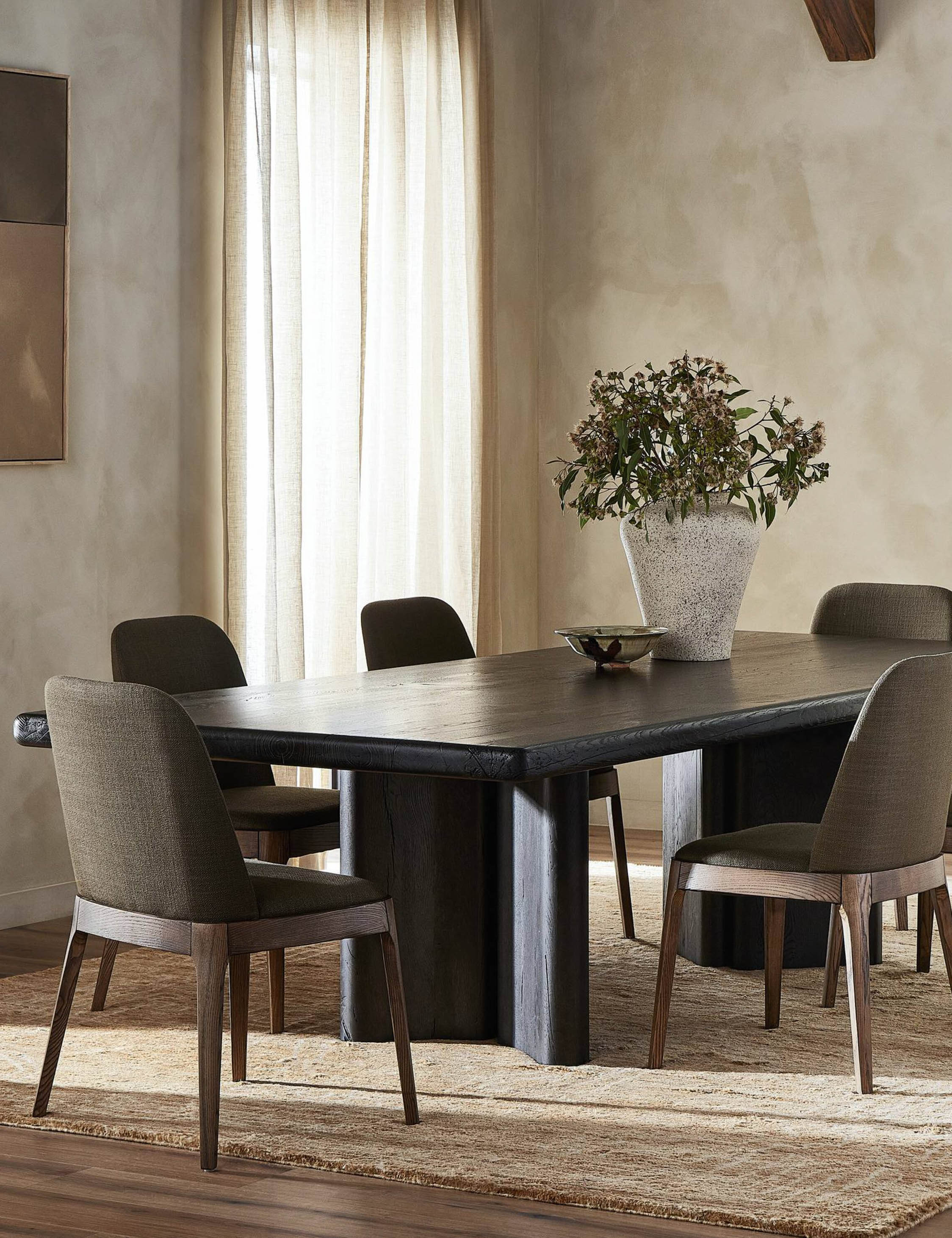 Lulu and Georgia Elsen Dining Table – Dark Brown Oak - view 3