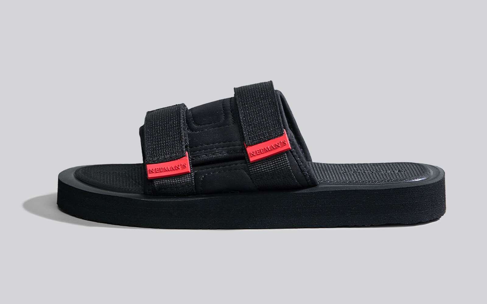 Neeman's Breezy Fluff Sandals : Black