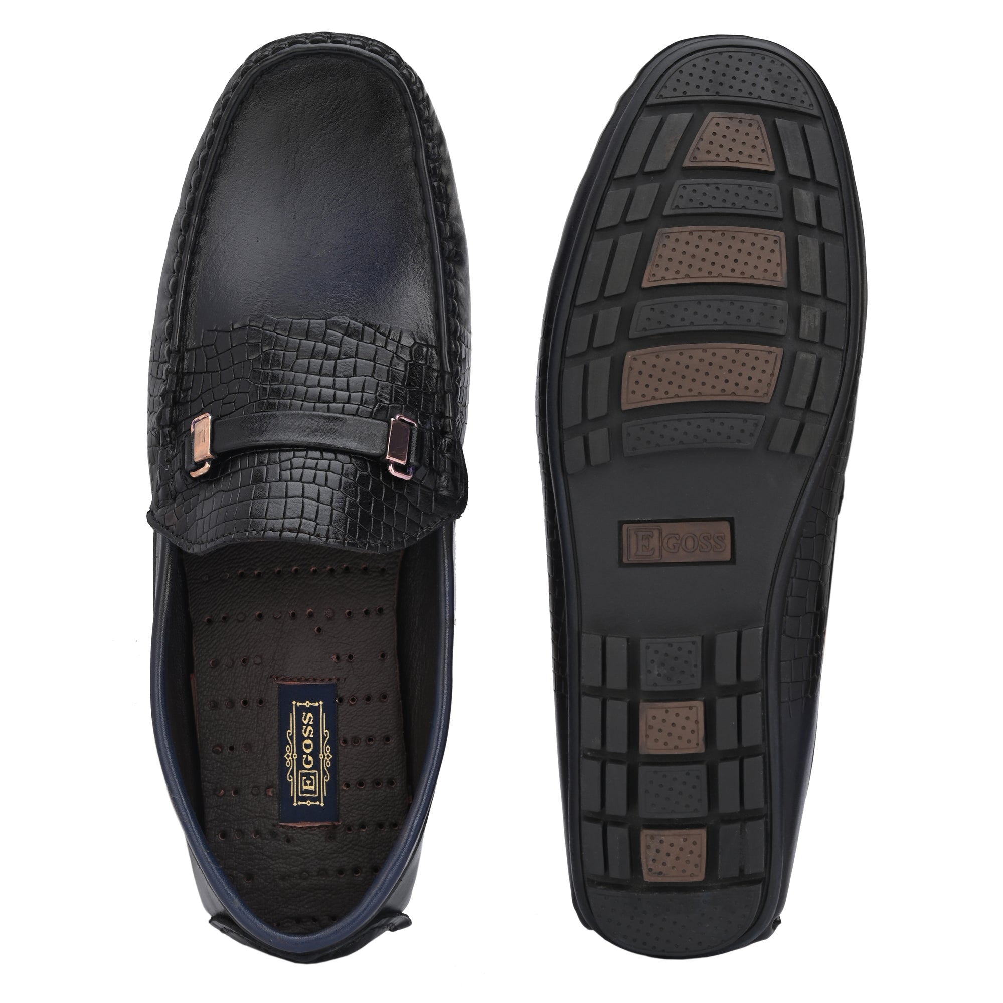 egoss-shoes Buckled Formal Loafers For Men by Egoss - view 12
