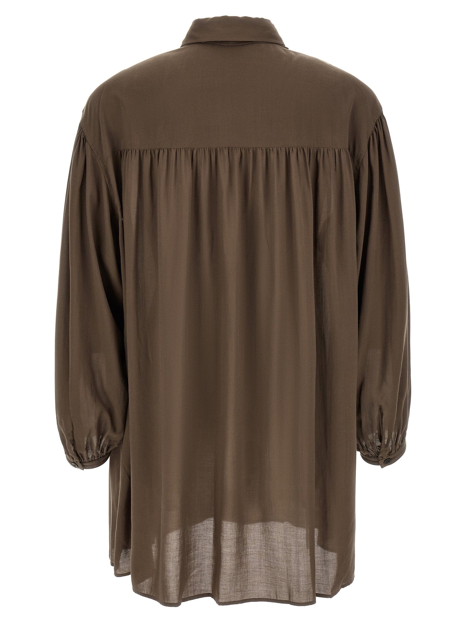 Yohji Yamamoto Shirt With Scarf - view 2