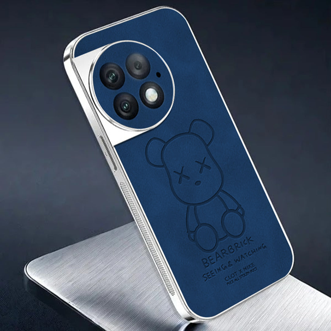 Million Cases OnePlus 11 Series Bear Embossed Leather Case