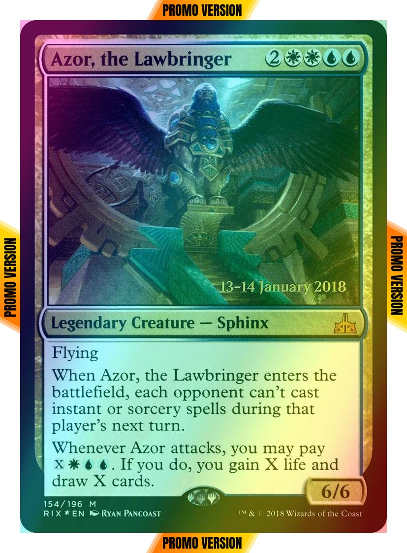 Azor the lawbringer – Magic Azor, the Lawbringer [154s] [Rivals of Ixalan Promos] [Foil]