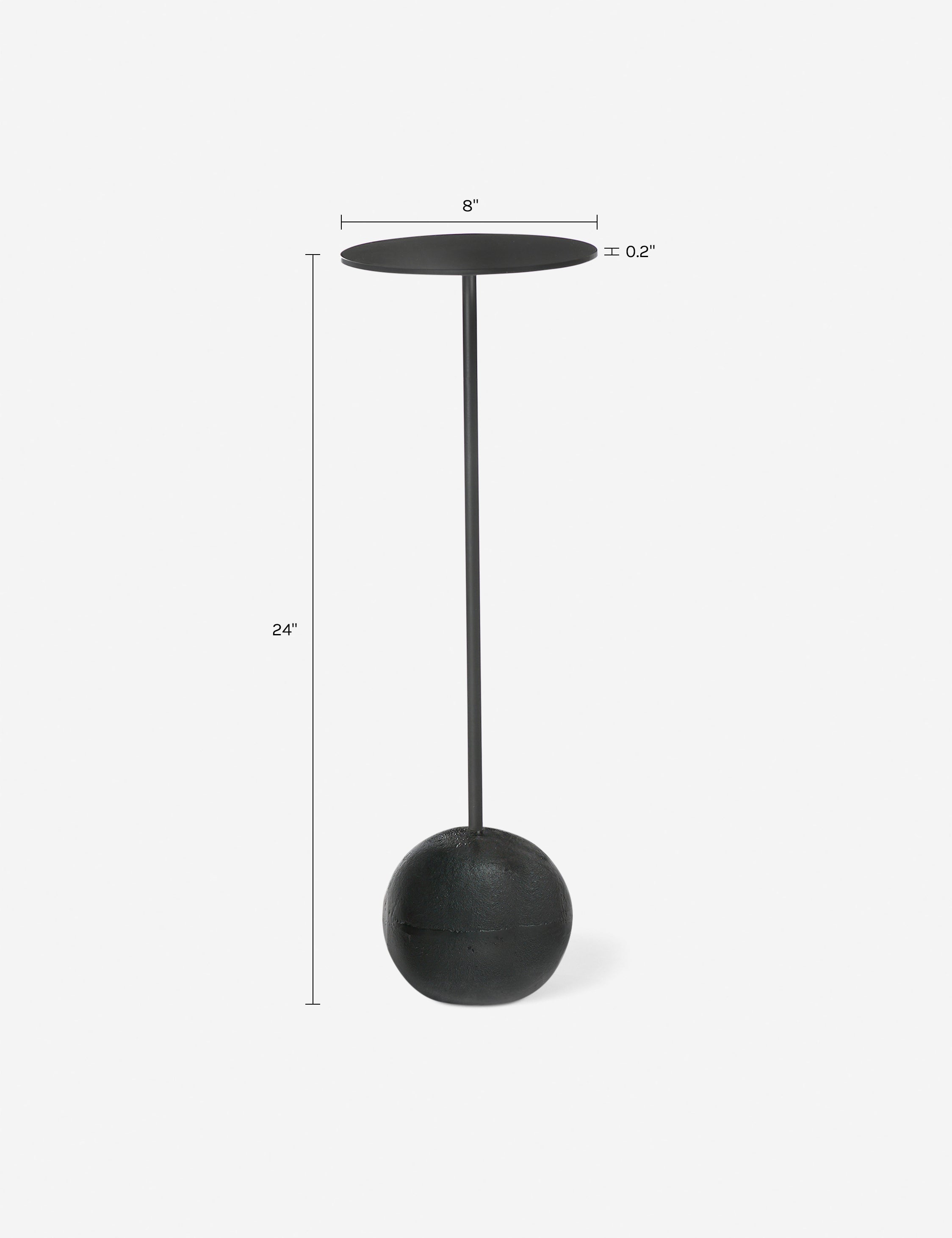 Lulu and Georgia Olinda Drink Table – Black - view 3