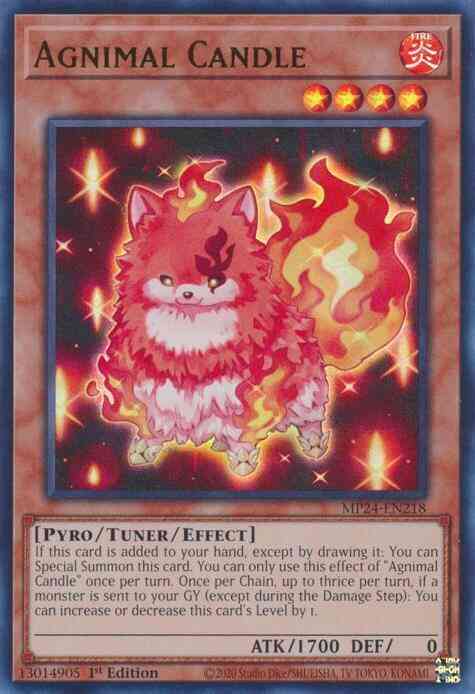 Yu-Gi-Oh! Agnimal Candle - MP24-EN218 - Ultra Rare - 1st Edition