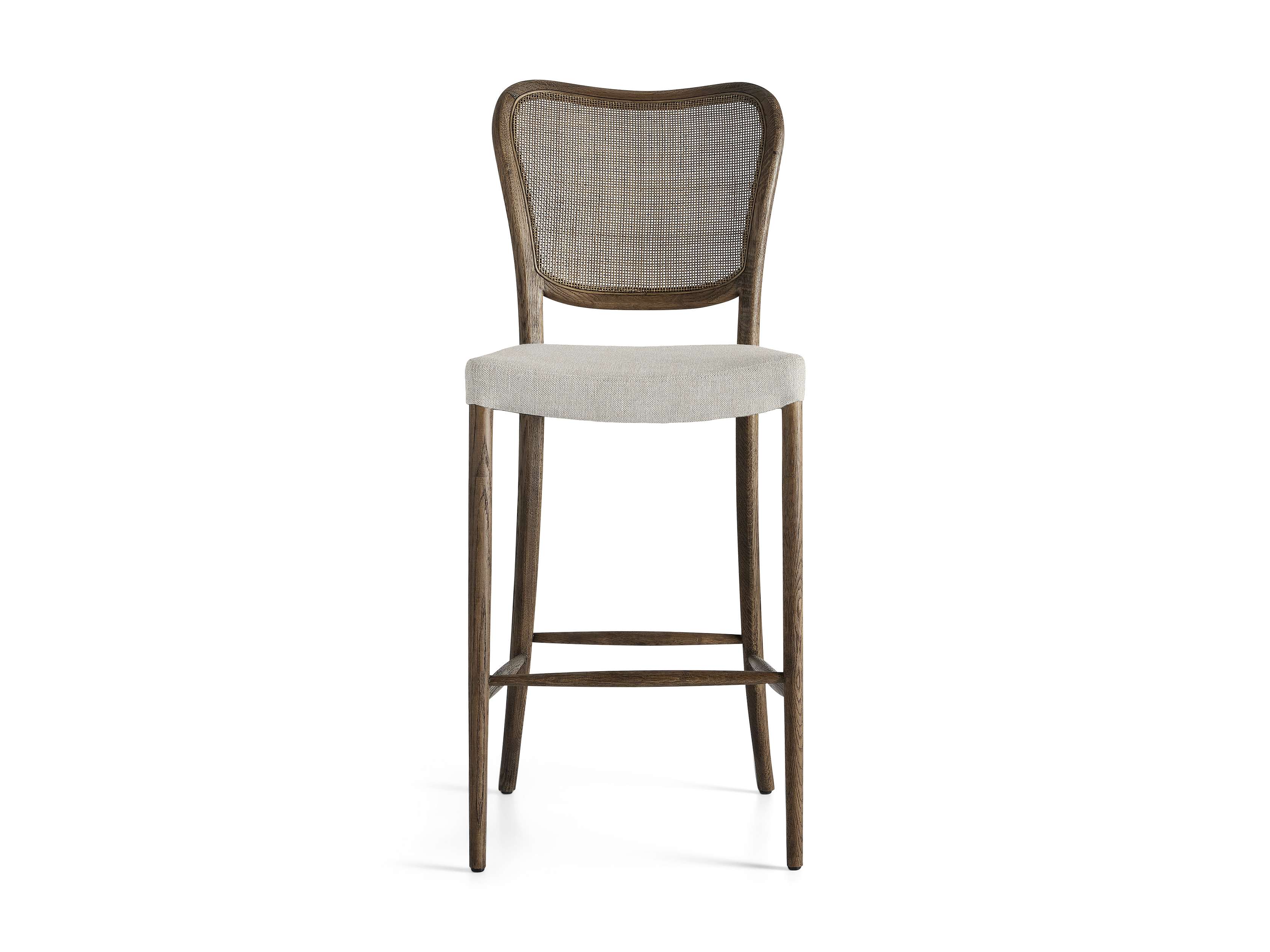 Arhaus Noa Stool in Cinder