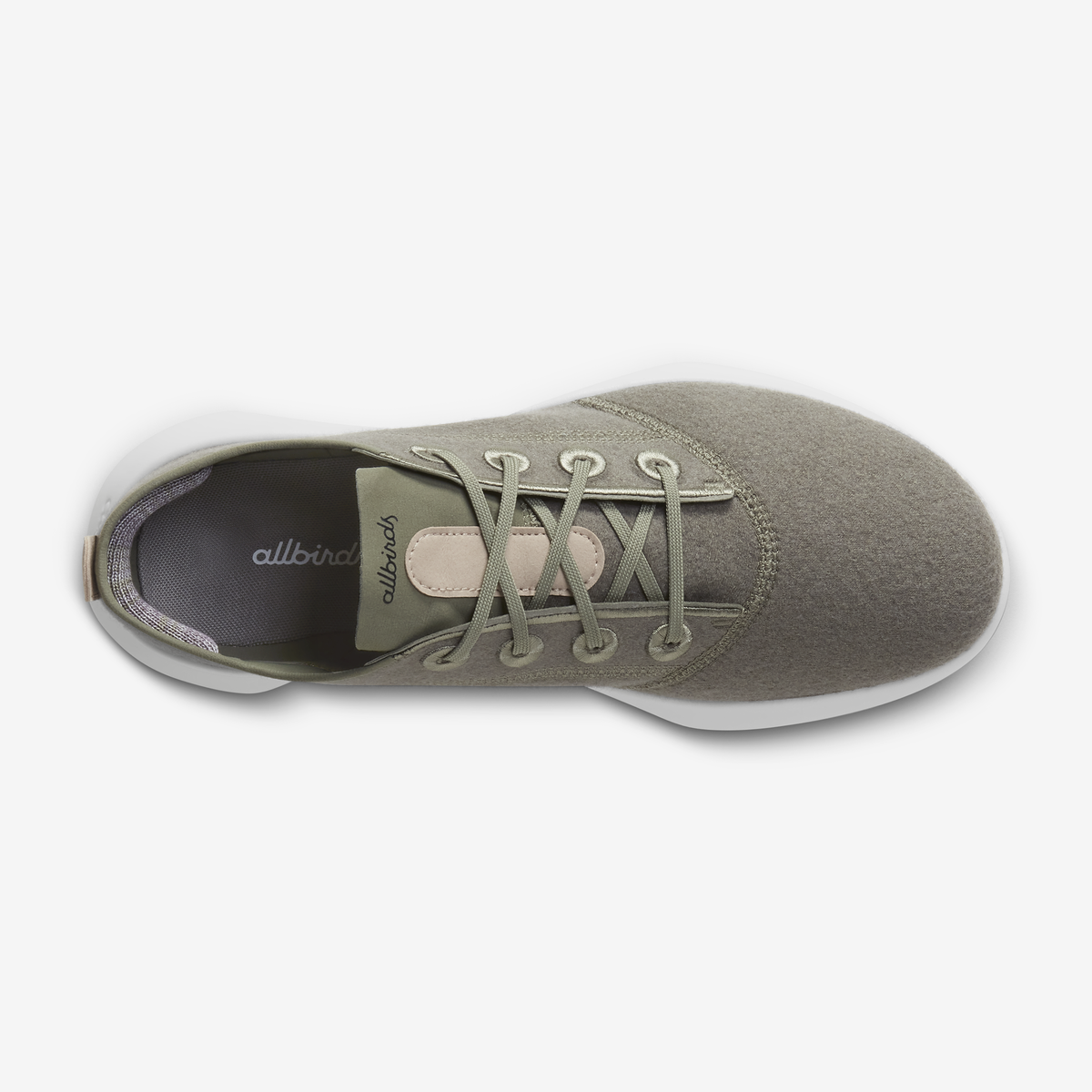Allbirds Women's SuperLight Wool Runners - Rugged Green (Blizzard Sole) - view 4