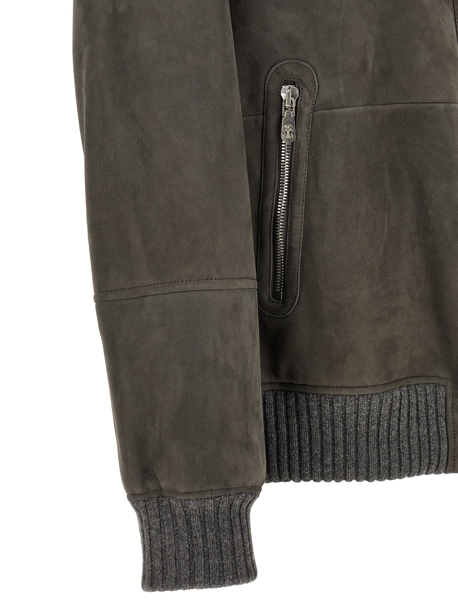 Brunello Cucinelli Leather Jacket - view 4