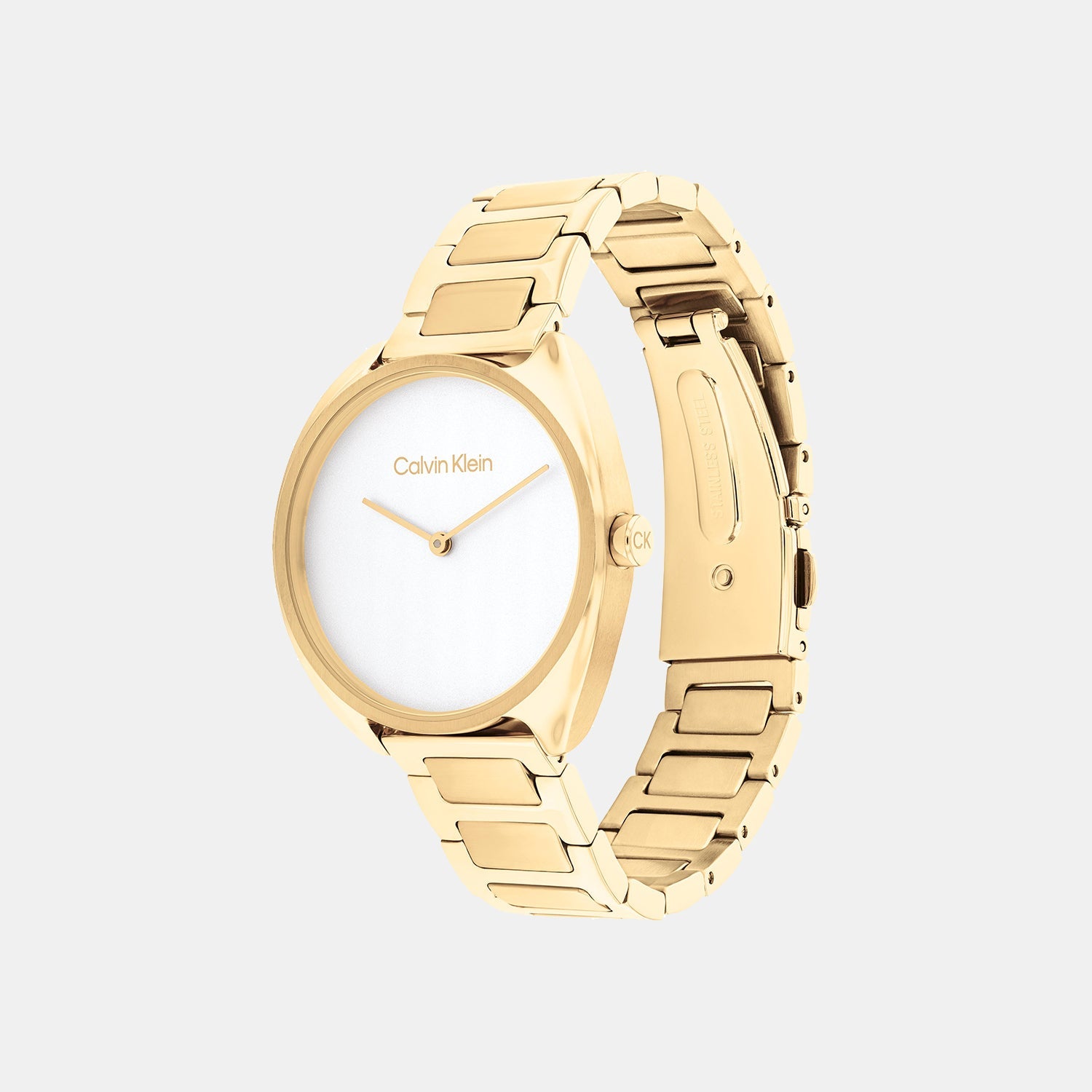 Calvin Klein Ck Adorn Women Quartz White Dial Analog Stainless Steel Watch 25200276 - view 2