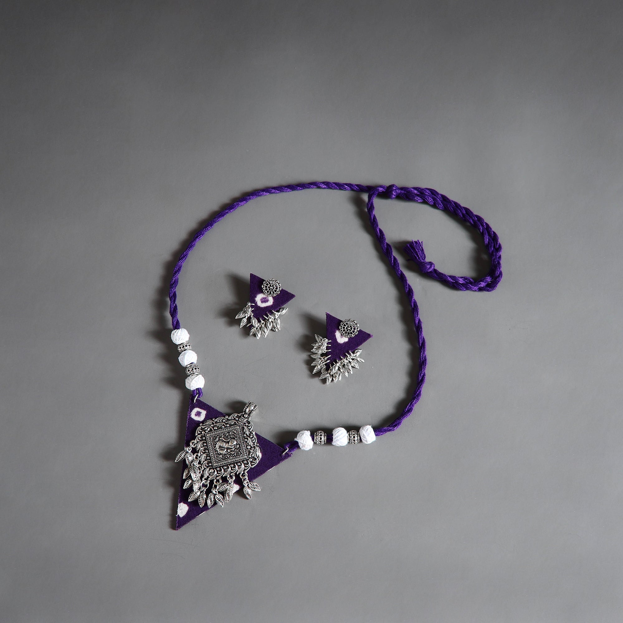 JALPARI Fabart German Silver Necklace Set 07 - view 2