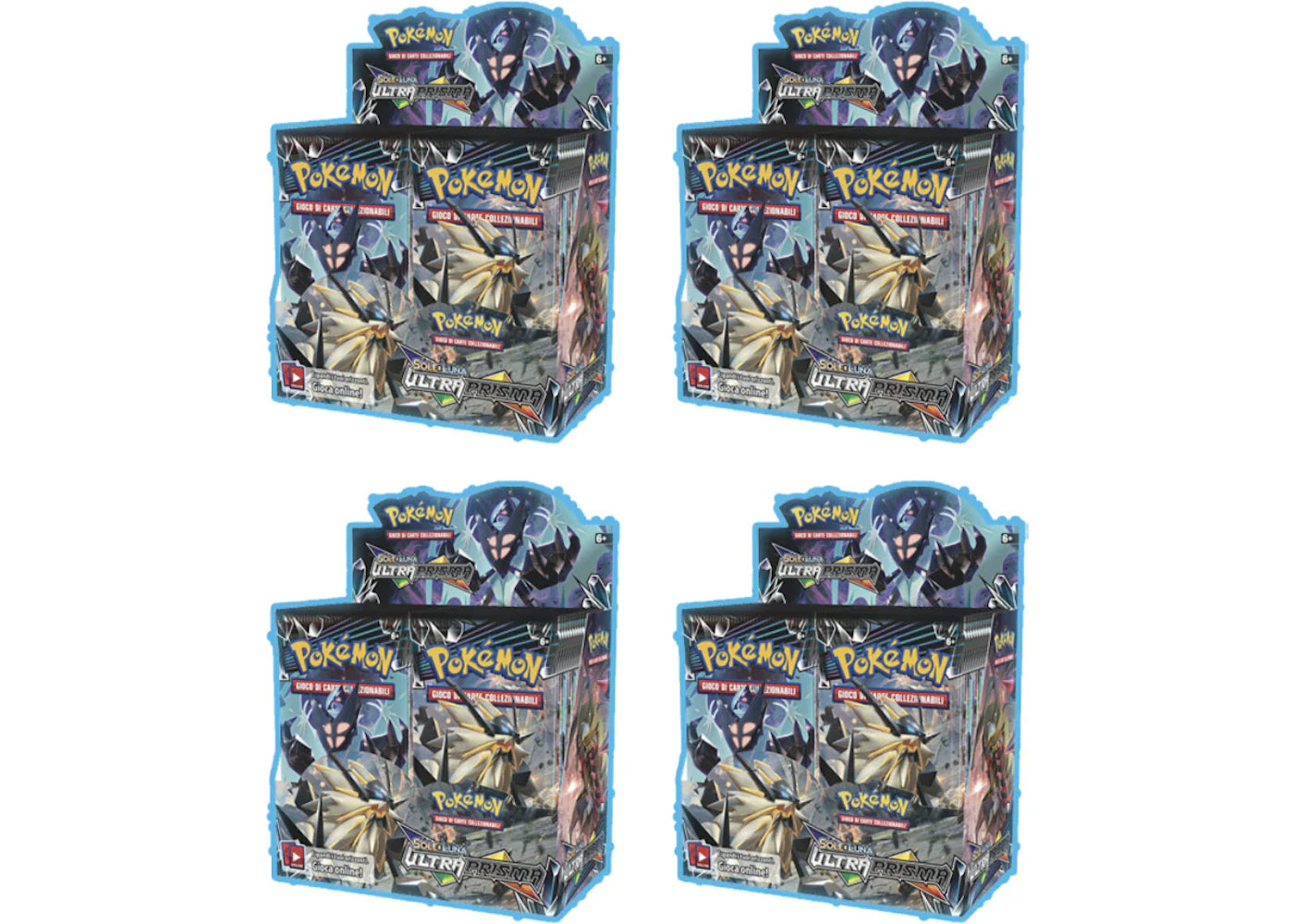 Pokémon 2018 Pokemon Sun & Moon Ultra Prism Booster Box 4X Lot