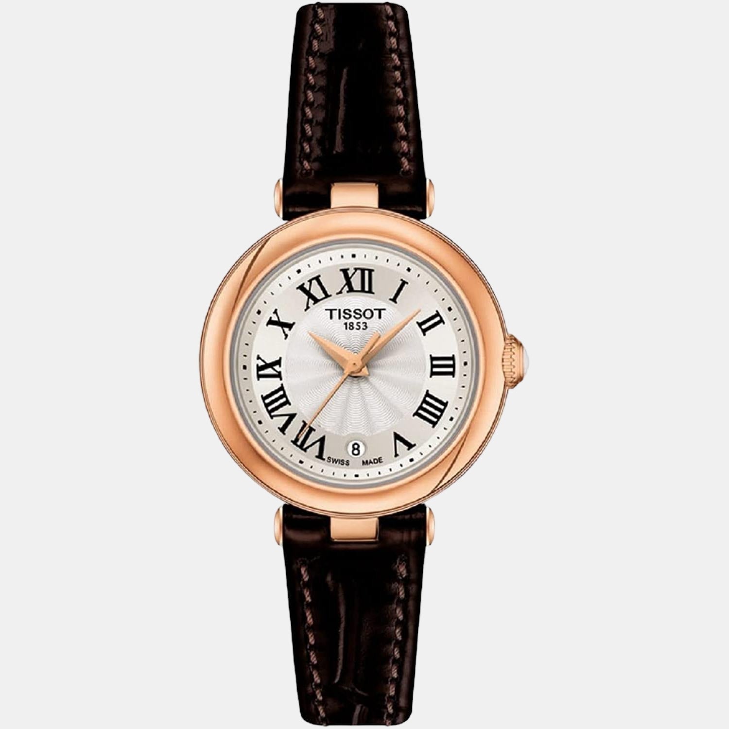 Tissot Bellissima Women Quartz White Dial Analog Leather Watch T1260103601300 - view 2