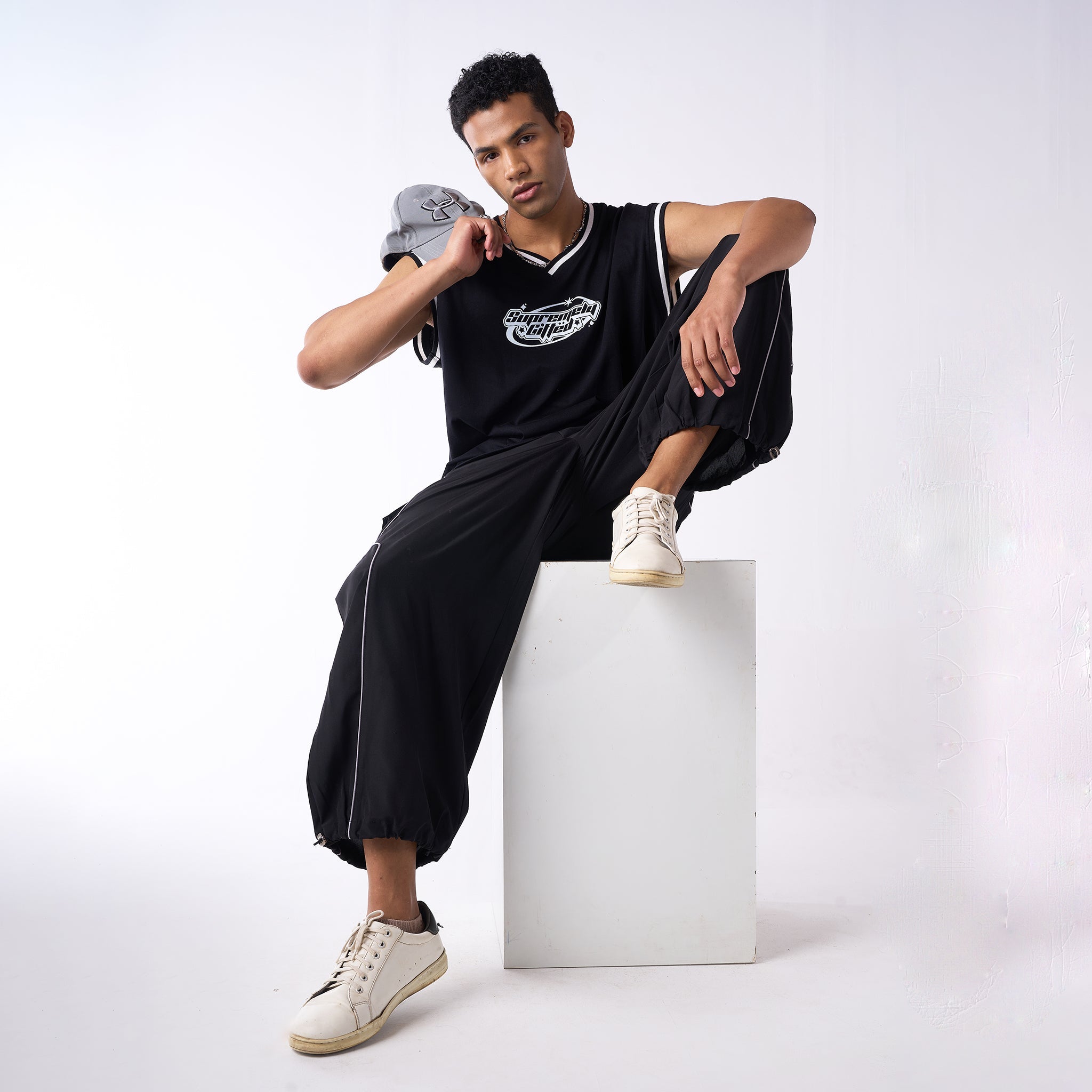 Supremely gifted oversized – IZF "Supremely Gifted" oversized Unisex Cotton Basketball Vest