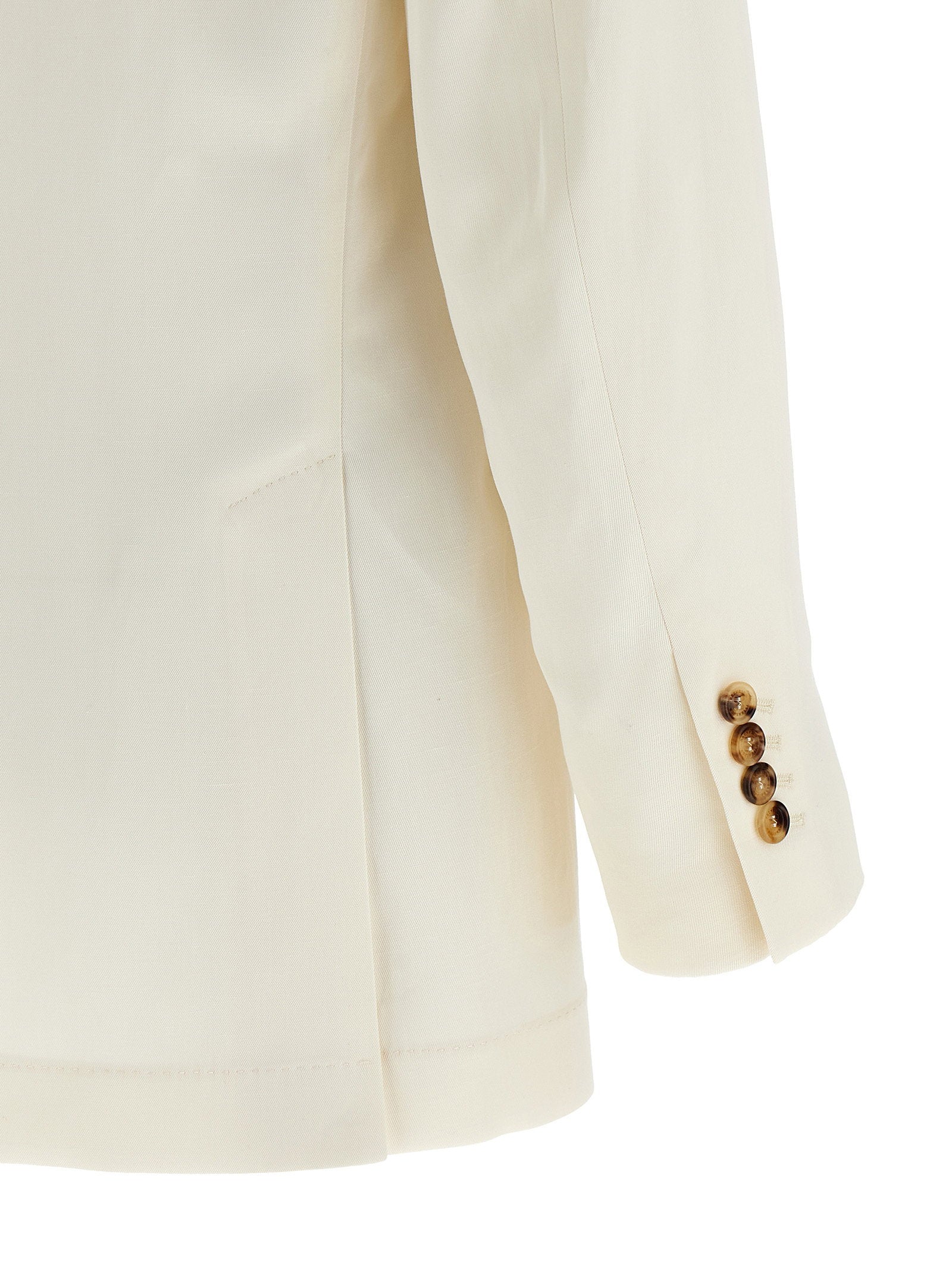 Brunello Cucinelli Linen Silk Blazer – 62% silk, 38% linen - view 4