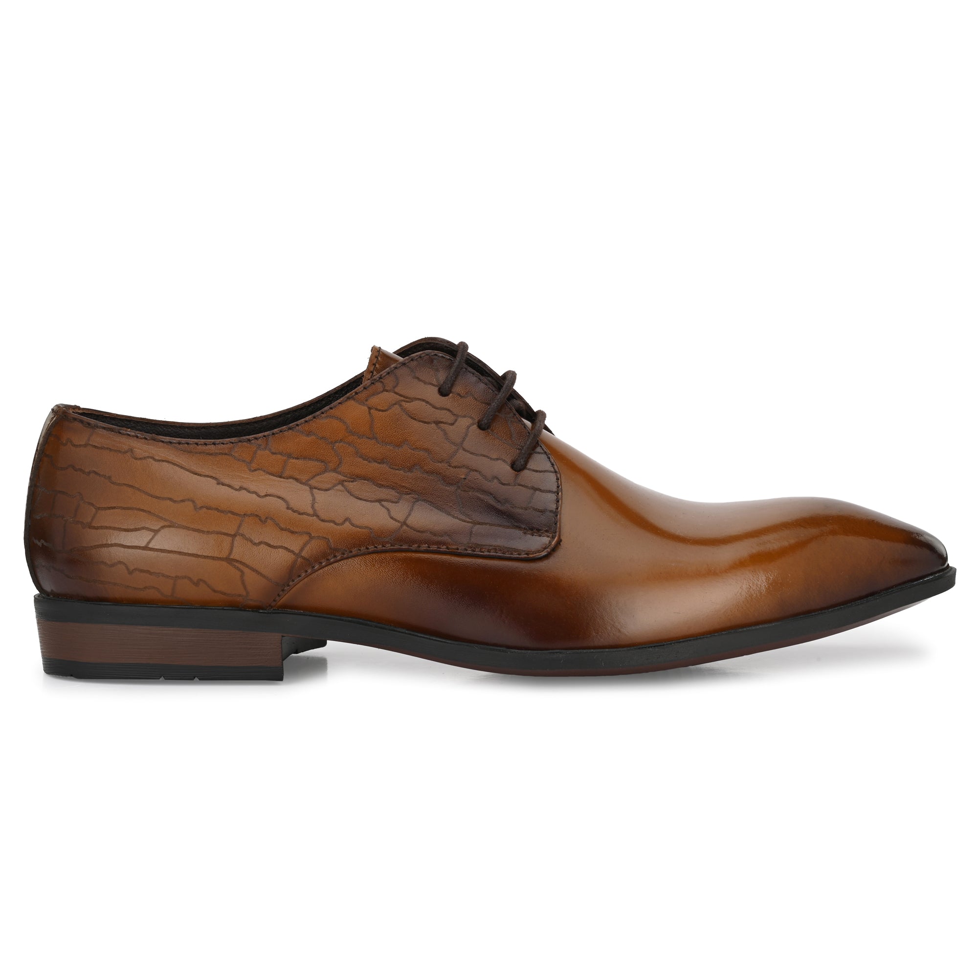 egoss-shoes Formal Leather Laceup Shoes For Men - view 4
