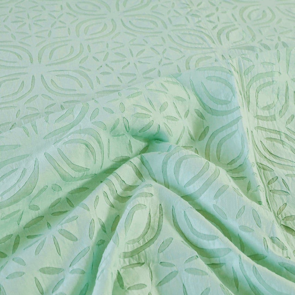 SHADES OF MARUDHARA Barmer Applique Cut Work Cotton Double Bedcover with Pillow Covers (108 x 90 in) - view 4