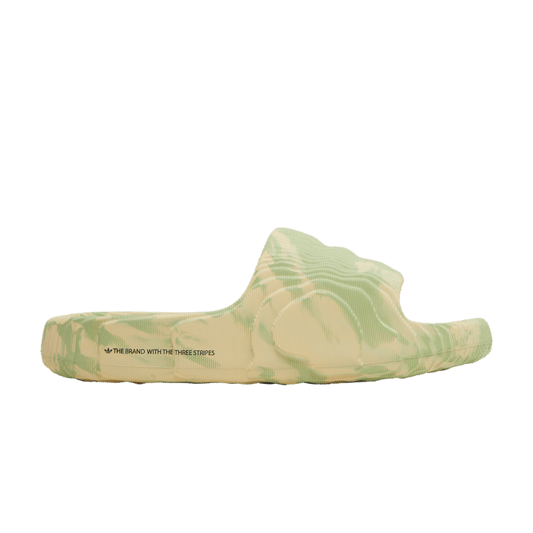 Yeezy adidas Adilette 22 Slides Magic Lime St Desert Sand
